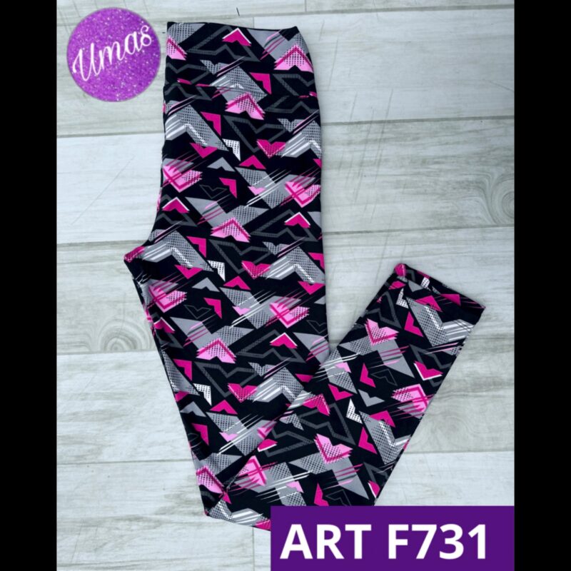 Calza Frisada Larga Estampada