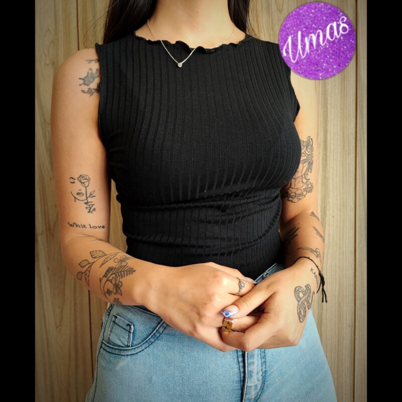 Musculosa Morley Negra
