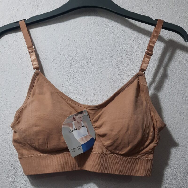 Top Armado con Relleno y Tiras Desmontable PIEL
