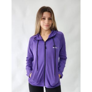 Campera Lycra Frisada Violeta