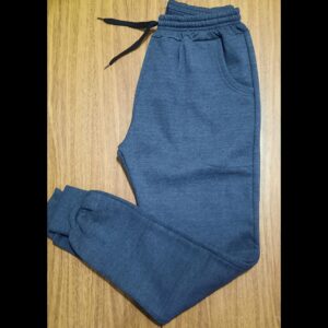 Jogging GRIS TOPO Algodón Frisado Con Puño
