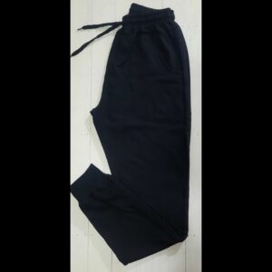Jogging NEGRO Algodón Frisado Con Puño