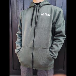Campera Frisada Verde Militar