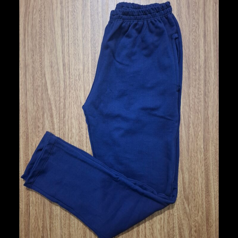 Babucha AZUL MARINO Algodón Frisado Recto