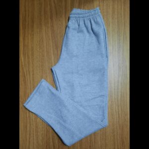 Babucha GRIS MELANGE Algodón Frisado Recto