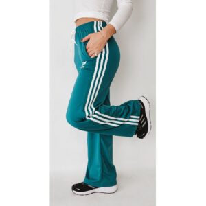 Palazo Lycra Frisada Verde Petróleo