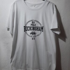 Remera Algodón Blanca Estampada