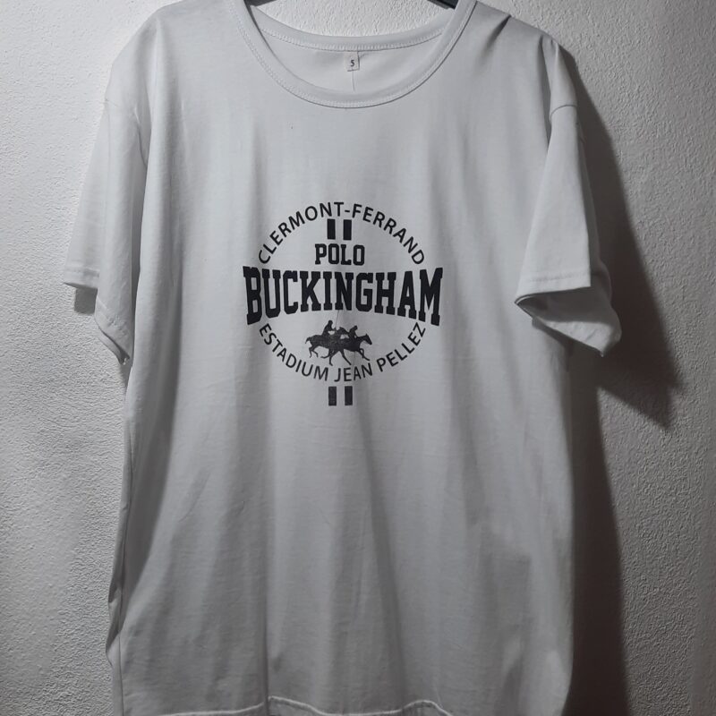 Remera Algodón Blanca Estampada