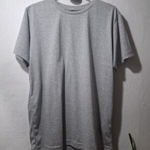 Remera Algodón Gris Claro