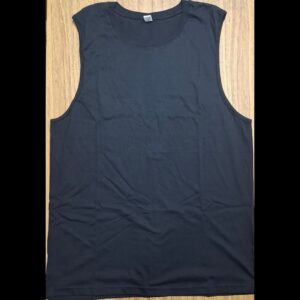 Musculosa Algodón Negra